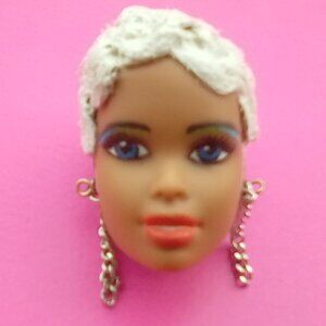 Custom Barbie Doll head with Finger waves AA ooak